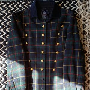 Faconnable Plaid Jacket- size Small